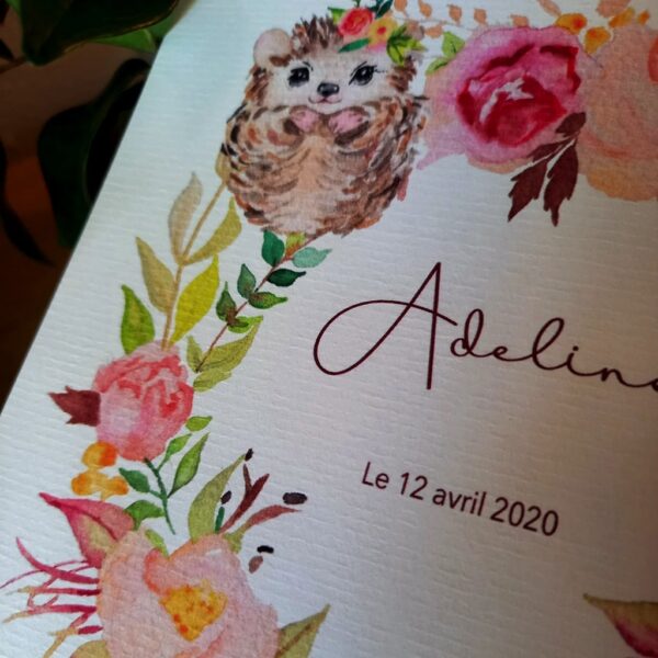 Faire-part Naissance Adeline – Image 3