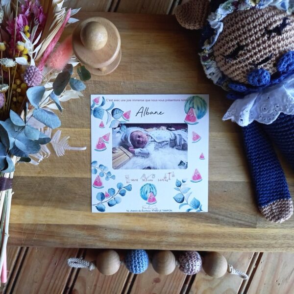 Faire-part Naissance Albane – Image 3