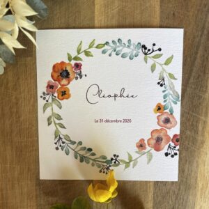 Faire-part Naissance Cléophée