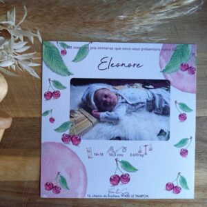 Faire-part Naissance Eleonore