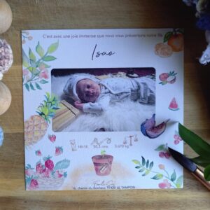 Faire-part Naissance Isao