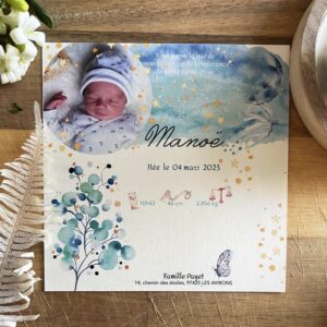 Faire-part Naissance Manoë