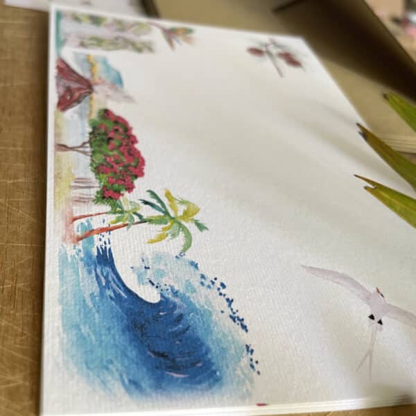 Mon petit kit de correspondance - Réunion (avec enveloppes et autocollants) – Image 2