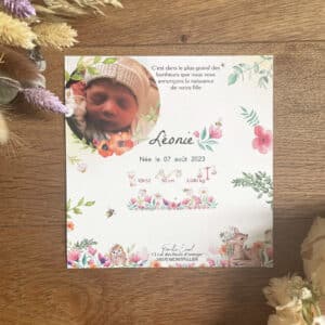 Faire-part Naissance Léonie